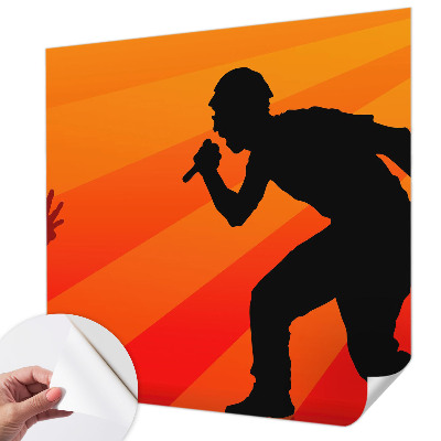 Removable wall mural Rhythmic scene