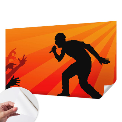 Removable wall mural Rhythmic scene