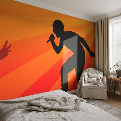 Removable wall mural Rhythmic scene
