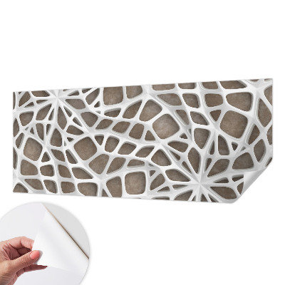 Peel and stick wall mural for kids' room Lace net