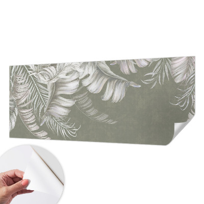 3D wall mural Delicate leaves