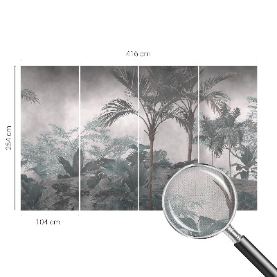 Self-adhesive wall mural Exotic nature
