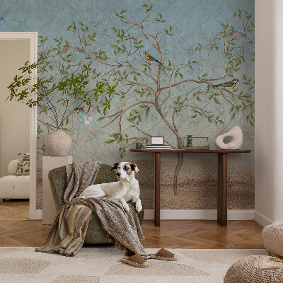 Self-adhesive photo wallpaper Birds in the trees
