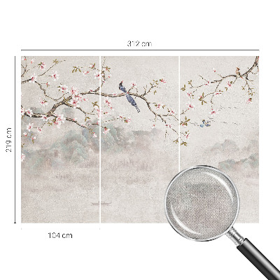 3D photo wallpaper mural Oriental landscape