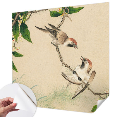 3D wall mural Classic duo