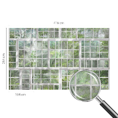 Children's wall mural Green forest
