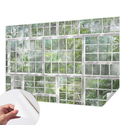 Children's wall mural Green forest
