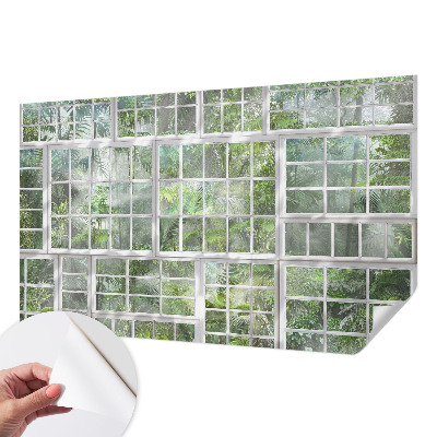 Children's wall mural Green forest