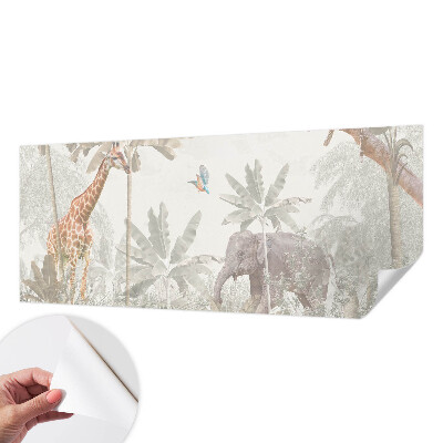 Baby room wall mural Tropical oasis