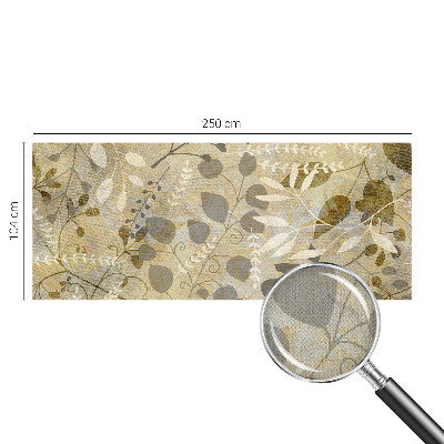 Peel and stick wallpaper mural Twig leaves