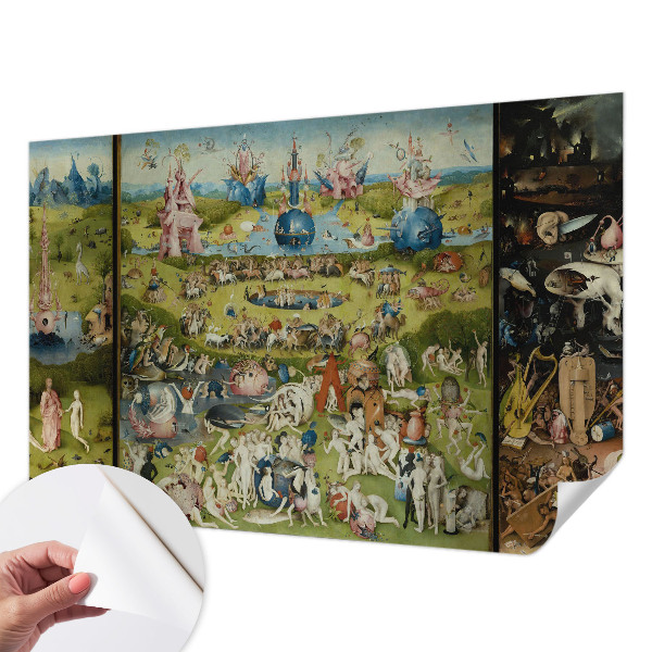 Removable wall mural wallpaper with The Secret Garden design