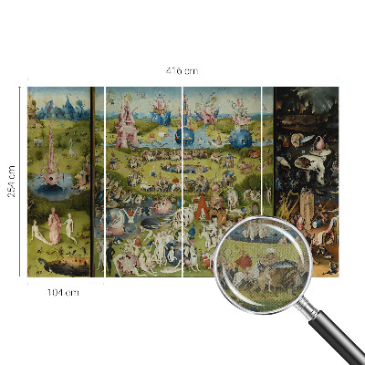 Removable wall mural wallpaper with The Secret Garden design