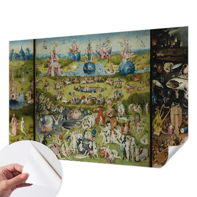 Removable wall mural wallpaper with The Secret Garden design