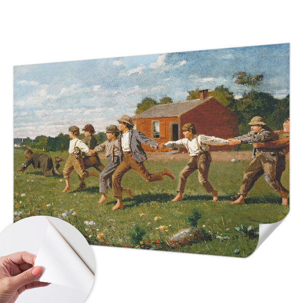 3D photo wallpaper mural with a joyful, fun design