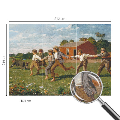 3D photo wallpaper mural Joyful fun