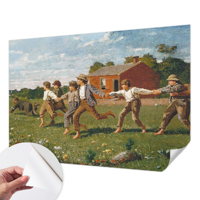 3D photo wallpaper mural with a joyful, fun design