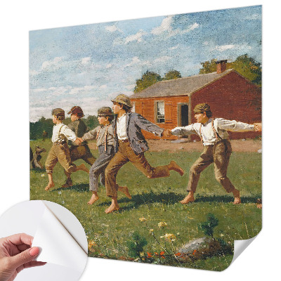 3D photo wallpaper mural with a joyful, fun design