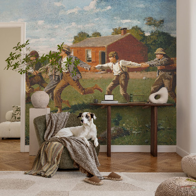 3D photo wallpaper mural Joyful fun