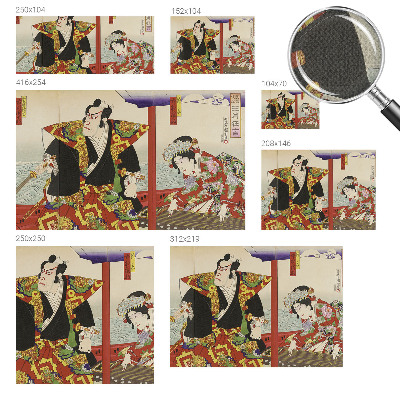 Nursery wall mural Japanese theater