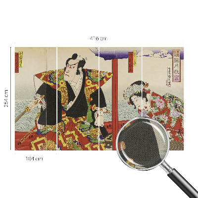 Nursery wall mural Japanese theater