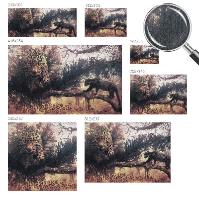 Peel and stick wallpaper mural with a forest theme