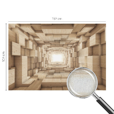 Self-adhesive photo wallpaper Wooden tunnel