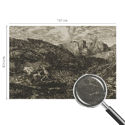 Removable wall mural Mountain journey