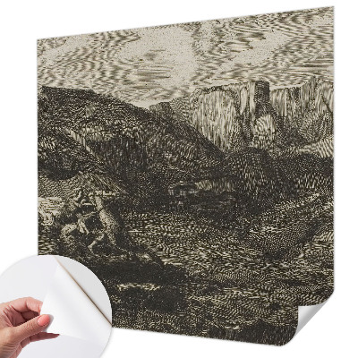 Removable wall mural Mountain journey