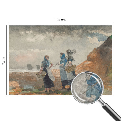 Peel and stick wall mural for kids' room with a serene coastal scene