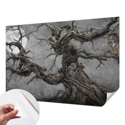 Nursery wall mural Mysterious owl