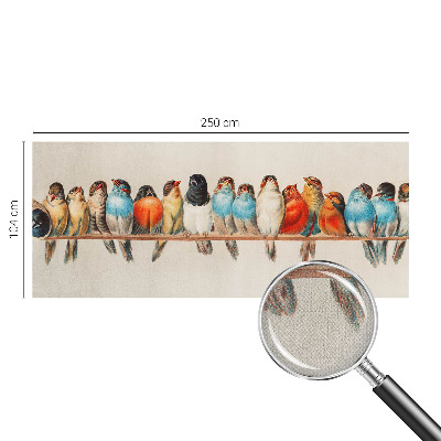 Peel and stick wallpaper mural Birds on a branch