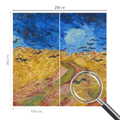 Stick-on wall mural Field landscape