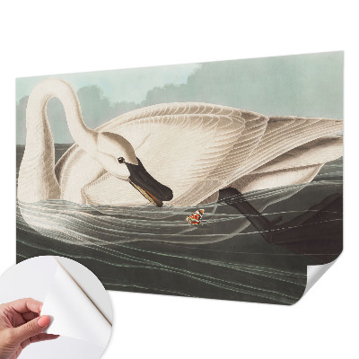 Removable wall mural featuring a harmony of nature design