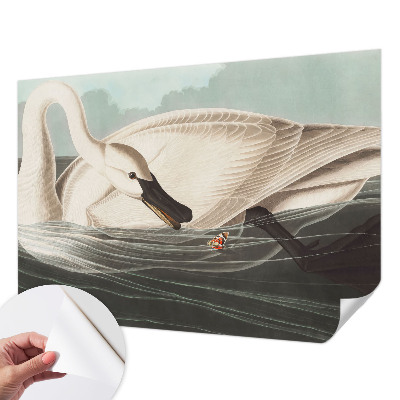 Removable wall mural featuring a harmony of nature design