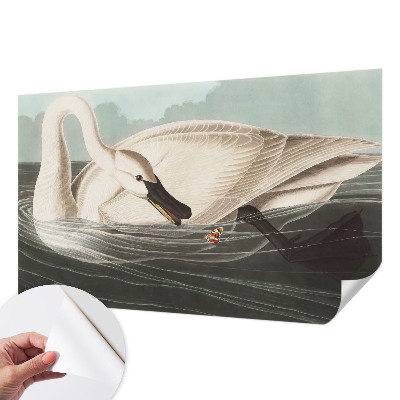 Removable wall mural featuring a harmony of nature design