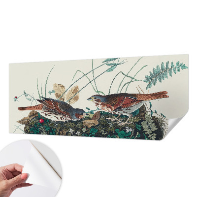 Removable wall mural wallpaper with a nature-inspired charm