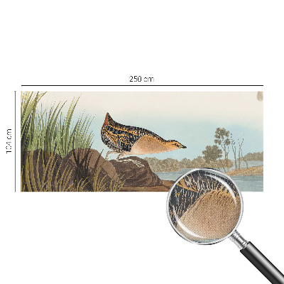 Peel and stick wall mural for bedroom with a natural scene motif