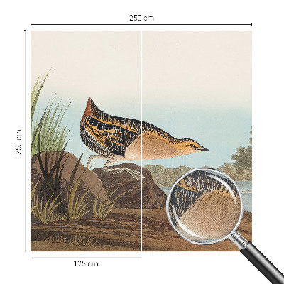 Peel and stick wall mural for bedroom with a natural scene motif