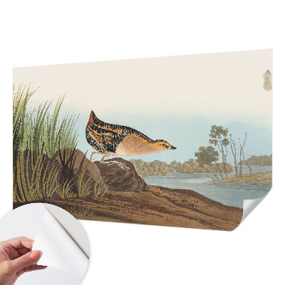 Peel and stick wall mural for bedroom with a natural scene motif