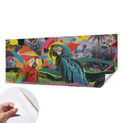 Nursery wall mural Exotic birds