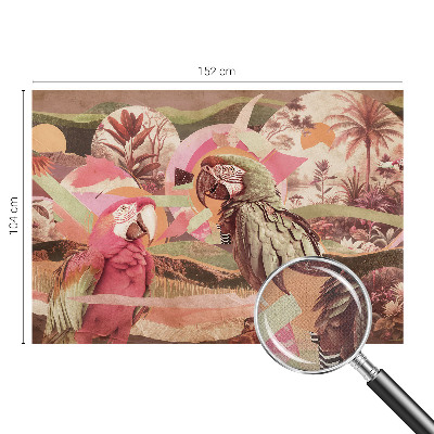 Peel and stick wall mural Tropical birds