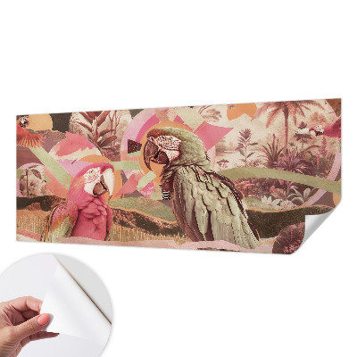Peel and stick wall mural Tropical birds