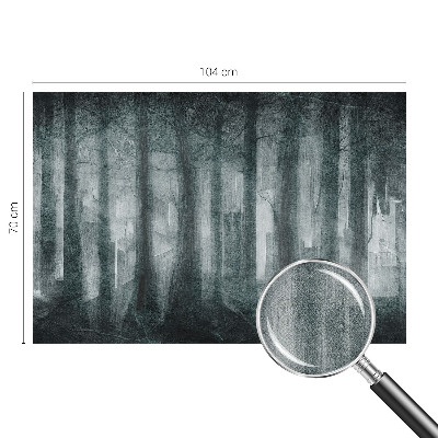 Children's wall mural Mysterious forest