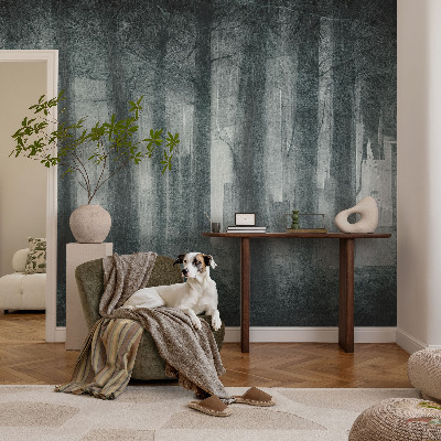 Children's wall mural Mysterious forest