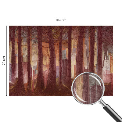 Self-adhesive wall mural Mysterious landscape