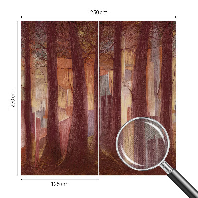 Self-adhesive wall mural Mysterious landscape