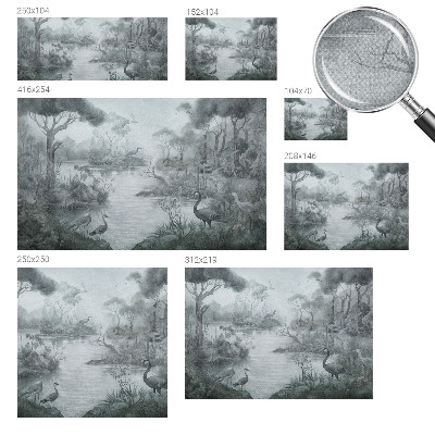 Peel and stick wallpaper mural Natural scenery