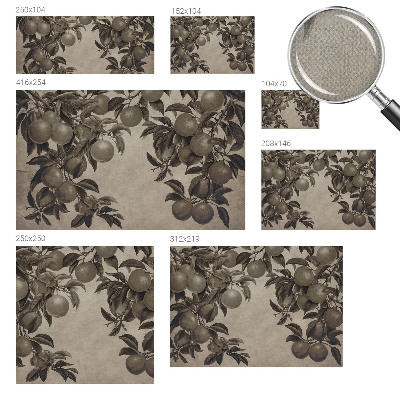 Self-adhesive photo wallpaper Fruit pattern