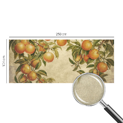 Stick-on wall mural with a fruit branches motif