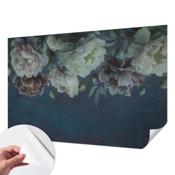 Peel and stick wall mural for bedroom Floral elegance